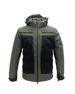 Dubin Giacca Sci Antelao Stretch Military Green/Black da Uomo