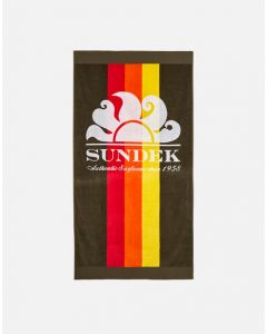 Sundek Jacquard towel GREEN
