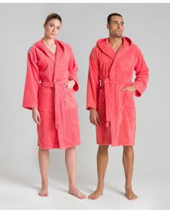 Arena Accappatoio Core Soft Pale Rose/White