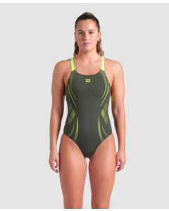 Arena Costume Poseidonia Verde/Giallo da Donna