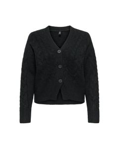 Only Cardigan Onlrio Black da Donna