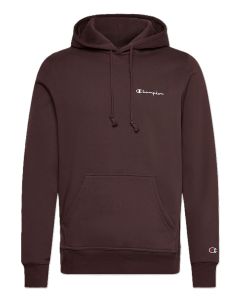 Champion Felpa con interno felpato e logo ricamato Chocolate da Uomo