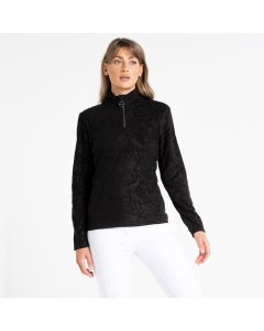 Dare2b Maglia Savvy II Half Zip Fleece Black da Donna