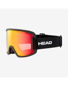 Head Maschera Sci Contex fascia Nera, lente Rossa cat.2