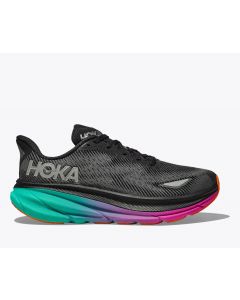 Hoka Clifton 9 GTX Black/Electric Acqua da Donna