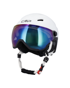 CMP Casco da Sci con Visiera WA-2 Bianco/Nero