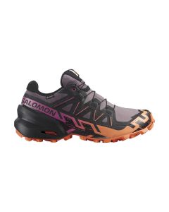 Salomon Speedcross 6 Gtx Moonscape/Black/Bird of Paradise da Donna