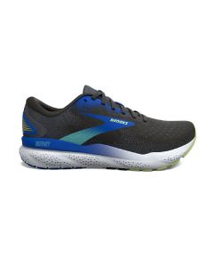 Brooks Ghost 16 Black/Cobalt/Neo Yellow da Uomo