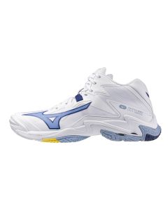 Mizuno Wave Lightning Z8 Mid White/BellwetherBlue/B.AirBlue da Uomo