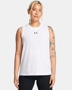 Under Armor Rival Muscle White/Black Women's Tank Top