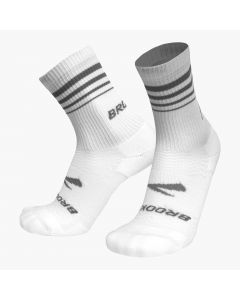 Brooks Run-In Crew Socken 3 Paar Wei&szlig;