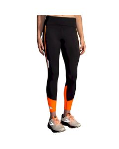 Brooks Run Visible Tight 2.0 Schwarz/Fluoro Flash f&uuml;r Damen