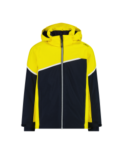 CMP Skijacke aus Twill in Dunkelblau/Gelb für Kinder