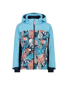 CMP Skijacke mit abnehmbarem Kapuze Topazio/Blue Ink für Mädchen