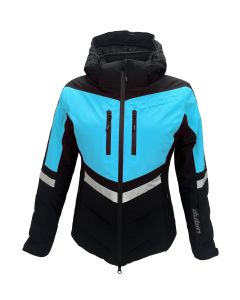 Dubin Giacca Sci Courmayeur Tiffany/Black/White da Donna