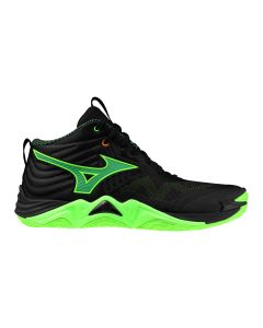 Mizuno Wave Momentum Elite Mid Black/Glowing Apple/Mandarin