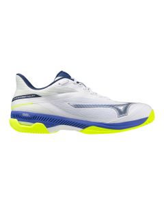 Mizuno Wave Exceed Court AC Wei&szlig;/Dazzling Blue/Lightning f&uuml;r Herren