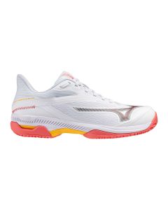 Mizuno Wave Exceed Court CC White/Calypso Coral/Citrus da Donna