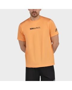 Bullpadel T-Shirt Coledil Arancio Fluo Melange da Uomo