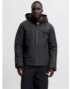 Jack & Jones Jcofusion Technical Black Jacket for Men