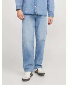 Jack & Jones Jeans Jjieddie Original SBD 326 Loose Fit Blue Denim da Uomo