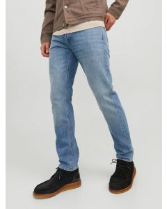 Jack & Jones Jeans Jjimike Original SBD 555 Tapered Fit Blue Denim da Uomo