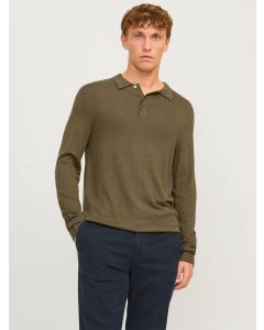 Jack & Jones Camicia Polo Verde Peat da Uomo