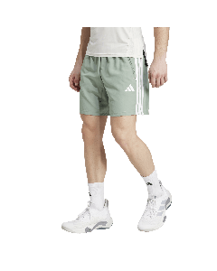 Adidas Short 3-Stripe Woven Verde da Uomo