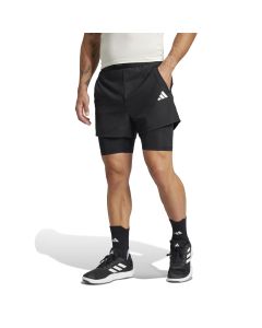 Adidas Shorts Gym+ 2 in 1 Black da Uomo