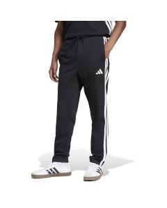 Adidas Pantaloni Essentials 3-Stripes Single Jersey Neri da Uomo