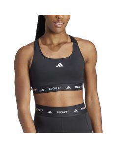 Adidas Reggiseno sportivo TECHFIT Nero da Donna