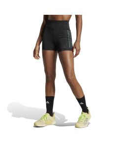 Adidas Leggings Short Optimé 3-Stripes Neri da Donna