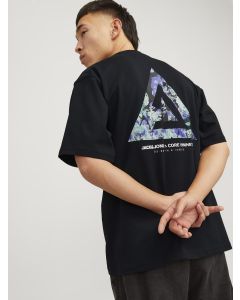 Jack & Jones T-Shirt stampata girocollo Black da Uomo