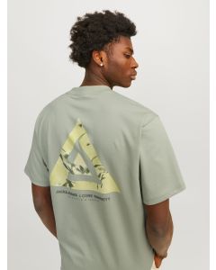 Jack & Jones T-Shirt stampata girocollo Desert Sage da Uomo