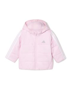 Adidas Giacca imbottita Essentials 3-Stripes Pink/White da Bambina