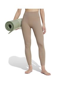 Adidas Leggins All Me Rib Chalky Brown da Donna