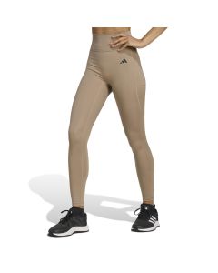 Adidas Leggings 7/8 Optimé Essentials Chalky Brown da Donna