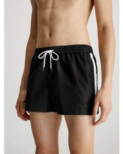 Calvin Klein Pantaloncini Da Bagno Con Cordoncino Corto - Logo Tape