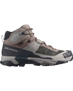 Salomon X Ultra 5 Mid GTX Iron/Dark Navy/Gull da Uomo