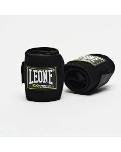 Leone Black Gym Wristbands - Pair