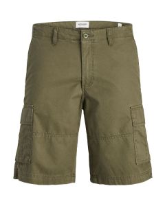 Jack & Jones Short Mid Cargo Mateo Olive Night da Uomo