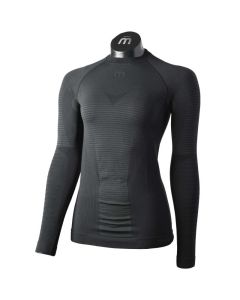 Mico Maglia girocollo Warm Control Skintech Nera da Donna