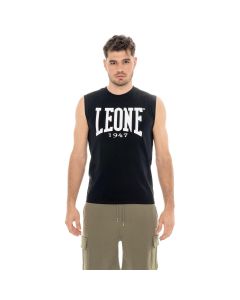 Leone T-Shirt Big Logo Black da Uomo
