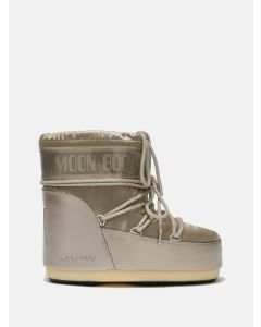 Moon Boot Icon Low Glance in Raso Platino