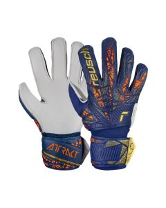 Reusch Guanti Attrakt Solid Junior Blue/Gold