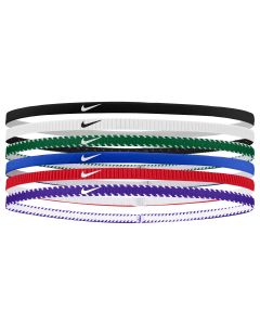 Nike Fasce Slim 6 Pezzi Game Royal/University Red/White