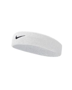 Nike Swoosh Headband Fascia Bianco
