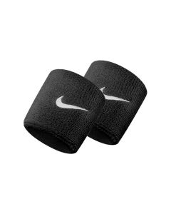 Nike Swoosh Wristbands Polsini Black White