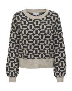 Only Pullover in maglia a fantasia Beige