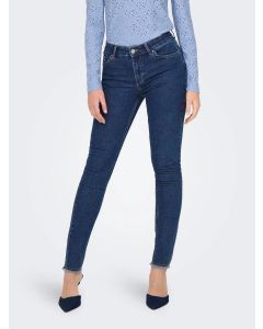 Only Jeans Onlhush skinny fit a vita media Dark Blue da Donna